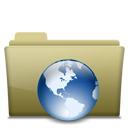 Brown Folder Web Icon 128x128 png